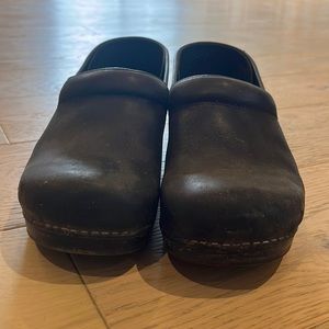 Dansko leather clogs